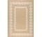 Tapis De Salon Intérieur Extérieur Rectangle Nature  Aspect Jute  Blanc 160x230cm