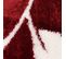 Tapis Salon - Motif Géométrique - 637 Rouge  - Poil Long- Oslo - 160x230 cm - 100% Polyester