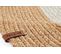 Tapis Fait Main Jute Rond Lima Beige Et Gris 80x80cm