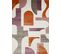 Tapis De Salon Memphis Géométrique Multicolore 120x160