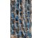Tapis D'intérieur Et D'extérieur À Motif Géométrique Bleu - Tulum - 120x170 Cm