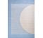 Tapis De Salon Nely Demi Cercle Bleu 120x170