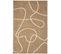 Tapis De Salon Palma Abstrait Blanc 80x150