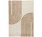 Tapis De Salon Motif Demi Arc Beige Olympe 120x160