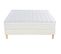 Ensemble Mousse 200x210 Cm - Delice Tres Ferme + Sommier Tradition + Pieds