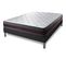 Ensemble Matelas Regen 160x200 + Sommier Noir + Couette + 2 Oreillers - Memoire De Forme