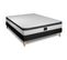 Ensemble Matelas Memoire De Forme 140x190 Superieur Ep:21cm - Sommier Noir