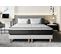 Ensemble Matelas Ressorts Ensaches Et Memoire De Forme 200x200 Suite Ep:26cm - Sommier Blanc