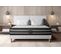 Ensemble Matelas Ressorts Ensaches Et Memoire De Forme 140x190 Exclusive Ep:22cm - Sommier Blanc