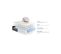 Ensemble Matelas Ressorts Ensaches 140x200 Actiflex Soft Ep:20 Cm - Sommier Kit Blanc