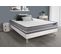 Ensemble Matelas Ressorts Ensaches 200x200 Actiflex Pur Ep:20 Cm - Sommier Kit Blanc