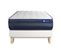 Ensemble Matelas Memoire De Forme 90x190 Actimemo Tech Ep:24 Cm - Sommier Kit Blanc