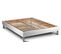 Ensemble Matelas Mousse Polyurethane à Memoire De Forme 180x200 Vital Ergo Ep:26 Cm - Sommier Kit Bl