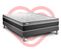 Ensemble Matelas Ressorts Ensaches Et Memoire De Forme 200x200 Vital Care Ep:26 Cm - Sommier Kit Gri