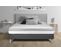 Ensemble Matelas Mousse 180x200 Vital Relax Ep:18 Cm - Sommier Kit Gris