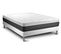 Ensemble Matelas Mousse Polyurethane à Memoire De Forme 160x200 Vital Soft Ep:24 Cm - Sommier Kit Bl