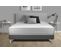 Ensemble Matelas Mousse Polyurethane à Memoire De Forme 90x200 Vitalmemo Ep:18 Cm - Sommier Kit Gris