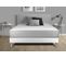 Ensemble Matelas Mousse Polyurethane à Memoire De Forme 90x200 Vitalmemo Ep:18 Cm - Sommier Kit Blan