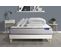 Ensemble  Matelas Ressorts Ensaches + Memoire De Forme Actiflex Form 160x200 + Sommier Kit Blanc +2o