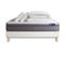 Ensemble  Matelas Memoire De Forme Actimemo Zen 140x190 7zones De Confort + Sommier Kit Blanc + 2 Or