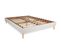 Ensemble  Matelas Actimemo Relax Memoire De Forme 200x200 Cm  Sommier Kit Blanc + 2oreillers+couette