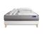 Ensemble  Matelas Actimemo 160x200cm à Mémoire De Forme 3zones De Confort + Sommier Kit Blanc + 2 Or