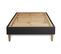 Ensemble Matelas Memoire De Forme 90x200 Nottingham Ep:20 Cm - Sommier Kit Noir