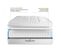 Ensemble Matelas Ressorts Ensaches Et Memoire De Forme 160x200 Windsor Ep:26 Cm - Sommier Kit Noir