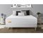 Ensemble Matelas Memoire De Forme 140x200 Memo Bio Ep:26 Cm - Sommier Kit Blanc