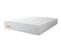 Ensemble Matelas Memoire De Forme 140x200 Memo Bio Ep:26 Cm - Sommier Kit Blanc