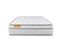 Ensemble Matelas Ressorts Ensaches Et Memoire De Forme 90x190 Memo Luxe Ep:26 Cm - Sommier Kit Gris