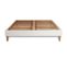 Pack Matelas + Sommier Kit Blanc 180x200 Memo Plus Memoire De Forme + 2 Oreillers + Couette - Memoir