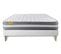 Ensemble Matelas Memoire De Forme 180x200 Memo Plus Ep:24 Cm - Sommier Kit Blanc