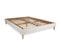 Ensemble Matelas Memoire De Forme 140x190 Memo Plus Ep:24 Cm - Sommier Kit Blanc