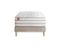 Ensemble Matelas Memoire De Forme 90x190 Le Douillet Ep:26 Cm - Sommier Kit Beige