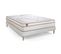 Ensemble Matelas Memoire De Forme 160x200 Le Paisible Ep:24 Cm - Sommier Kit Blanc