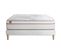 Ensemble Matelas Memoire De Forme 160x200 Le Paisible Ep:24 Cm - Sommier Kit Blanc