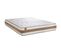 Ensemble Matelas Ressorts Ensaches Et Memoire De Forme 160x200 Le Tendre Ep:28cm - Sommier Beige