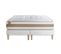 Ensemble Matelas Ressorts Ensaches Et Memoire De Forme 180x200 Le Tendre Ep:28cm - Sommier Blanc