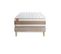 Ensemble Matelas Ressorts Ensaches Et Memoire De Forme 90x200 Le Delicat Ep:26 Cm - Sommier Kit Beig