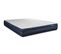 Ensemble  Matelas Actiflex Tech 140x200 Memoire De Forme  Sommier Kit Gris + 2 Oreillers + Couette -