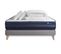 Ensemble  Matelas Actiflex Tech 140x200 Memoire De Forme  Sommier Kit Gris + 2 Oreillers + Couette -