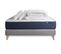 Ensemble  Matelas Latex Et Memoire De Forme Actilatex Sleep 200x200 Cm + Sommier Kit Gris + 2 Oreill