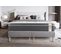 Ensemble Matelas Ressorts Ensaches Et Memoire De Forme 200x200 Trente Ep:30cm - Sommier Gris