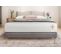 Ensemble Matelas Ressorts Ensaches Et Memoire De Forme 160x200 Vingt-huit Ep:28cm - Sommier Gris