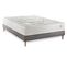 Ensemble Matelas Ressorts Ensaches Et Memoire De Forme 160x200 Vingt-huit Ep:28cm - Sommier Gris