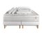 Ensemble Le Vingt-huit 180 X 200 Cm Double Sommiers Blanc - Ressorts Ensaches Et Memoire De Forme