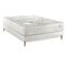 Ensemble Matelas Ressorts Ensaches Et Memoire De Forme 160x200 Vingt-huit Ep:28cm - Sommier Blanc