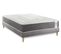 Ensemble Matelas Ressorts Ensaches Et Memoire De Forme 160x200 Vingt-six Ep:26cm - Sommier Gris