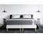 Ensemble Matelas Ressorts Ensaches Et Memoire De Forme 180x200 Vingt-six Ep:26cm - Sommier Blanc